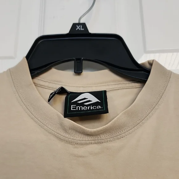 Emerica. Tan Graphic Short Sleeve Tee - Picture 6 of 9